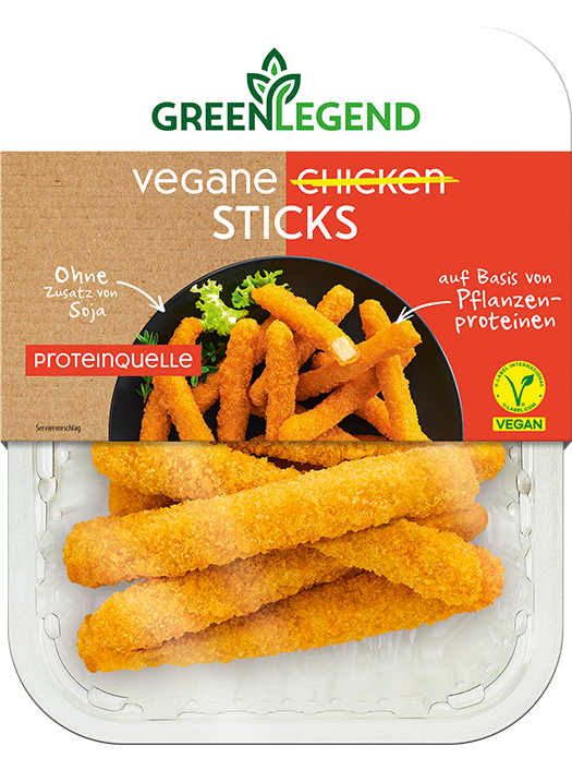 Green Legend Vegane Chicken Sticks