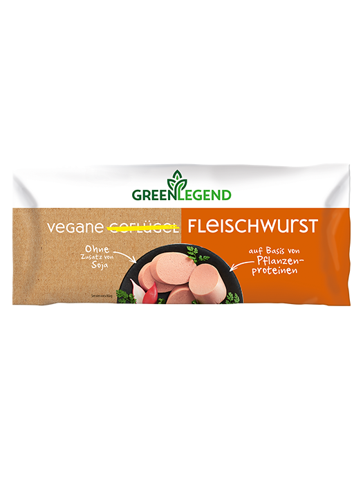 Green Legend Vegane Geflügel Fleischwurst